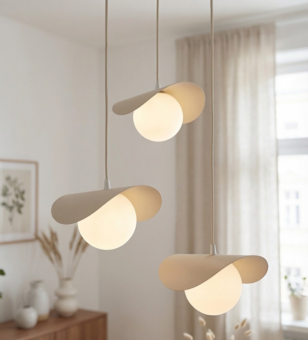 Hanglamp Staavia Beige Ø10 cm - Afbeelding 5