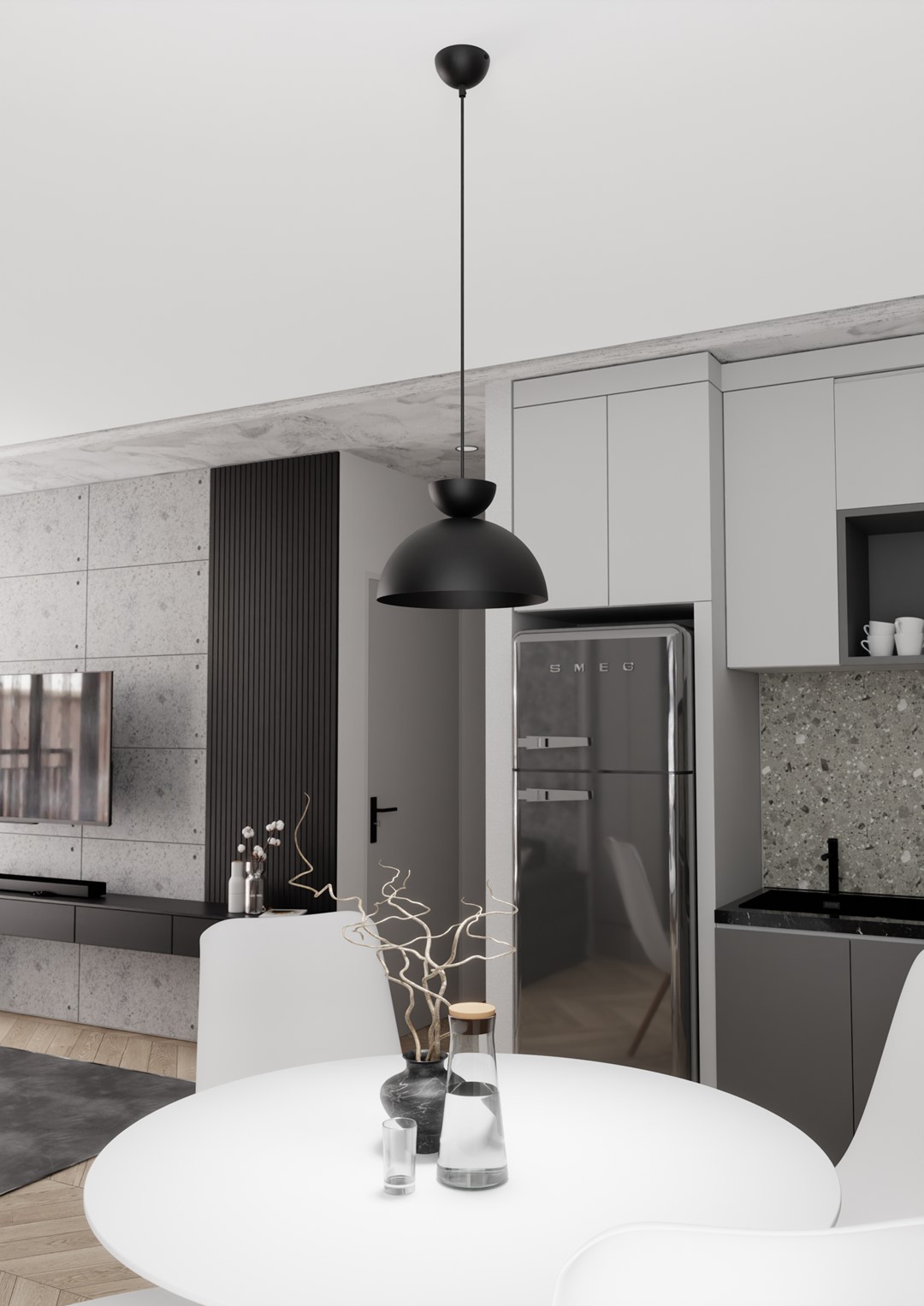 Hanglamp Sudone Zwart Ø30 cm - Afbeelding 5
