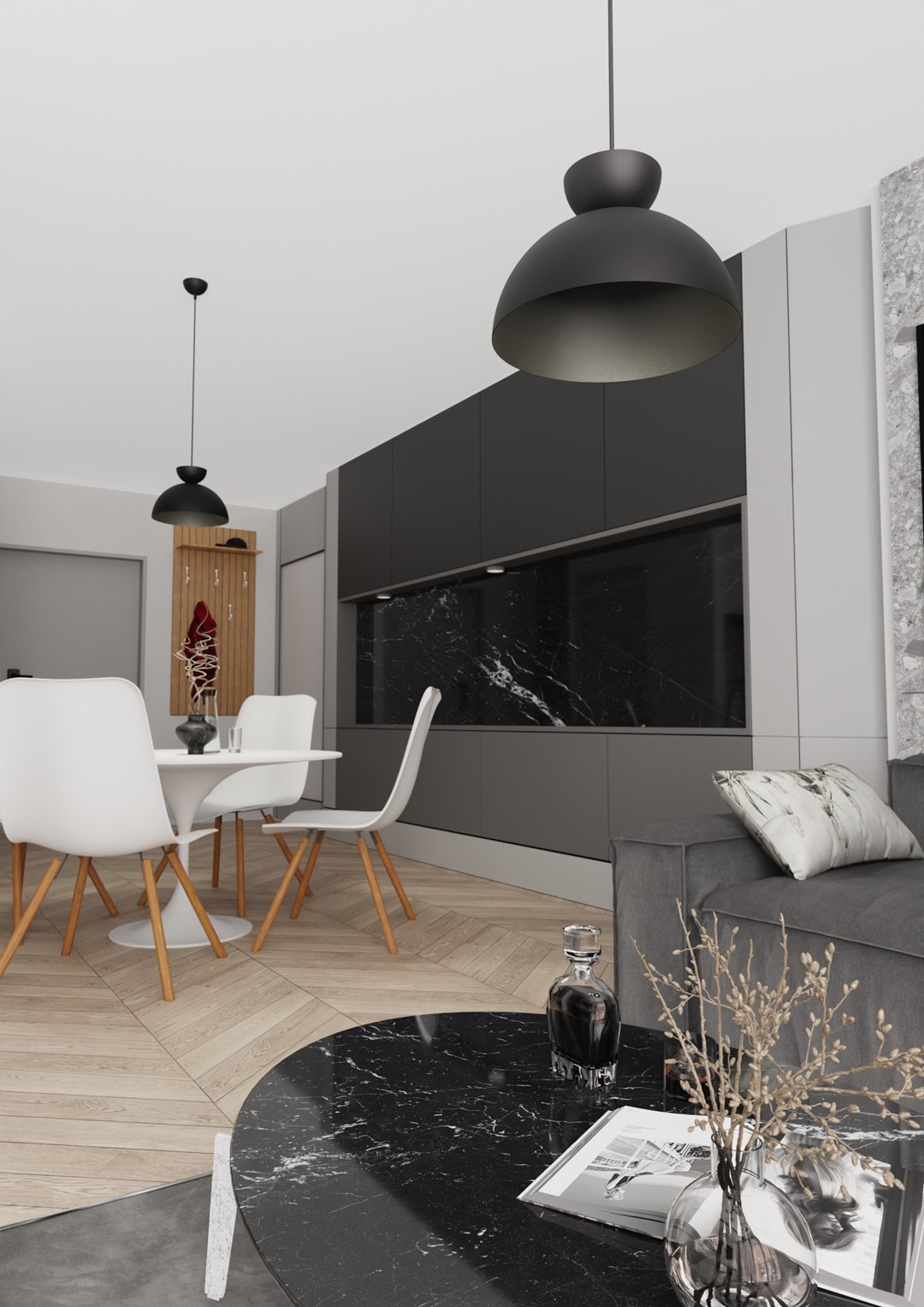 Hanglamp Sudone Zwart Ø30 cm - Afbeelding 6