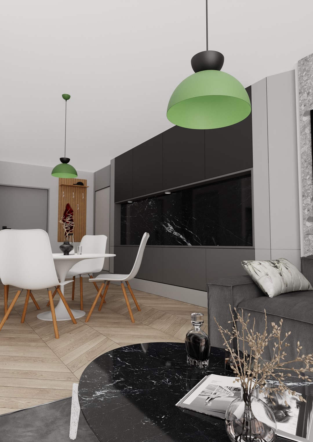 Hanglamp Trentund Zwart Ø30 cm - Afbeelding 6