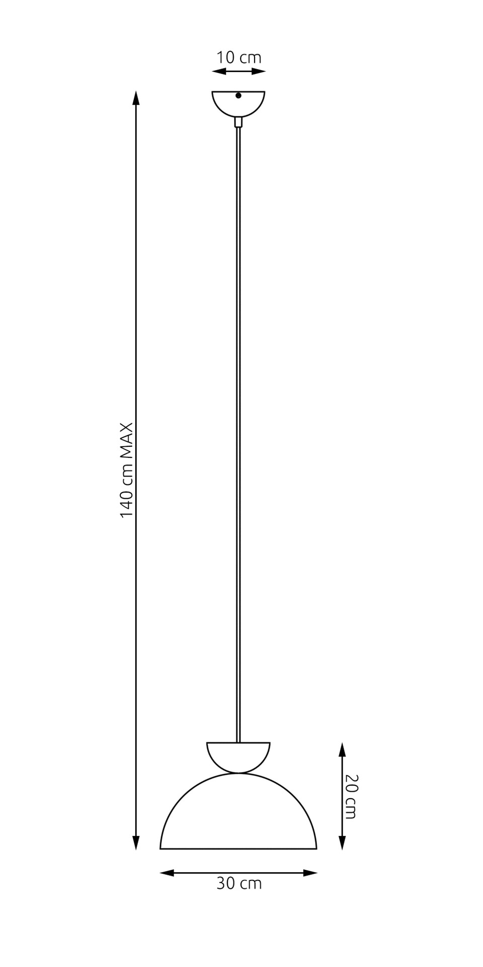 Hanglamp Trentund Zwart Ø30 cm - Afbeelding 7