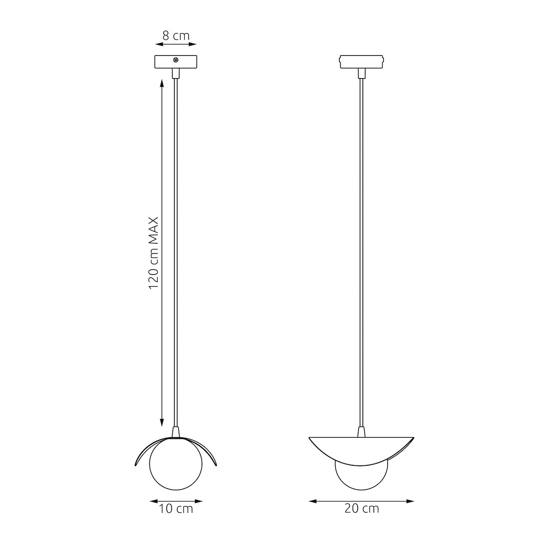 Hanglamp Staavia Beige Ø10 cm - Afbeelding 8