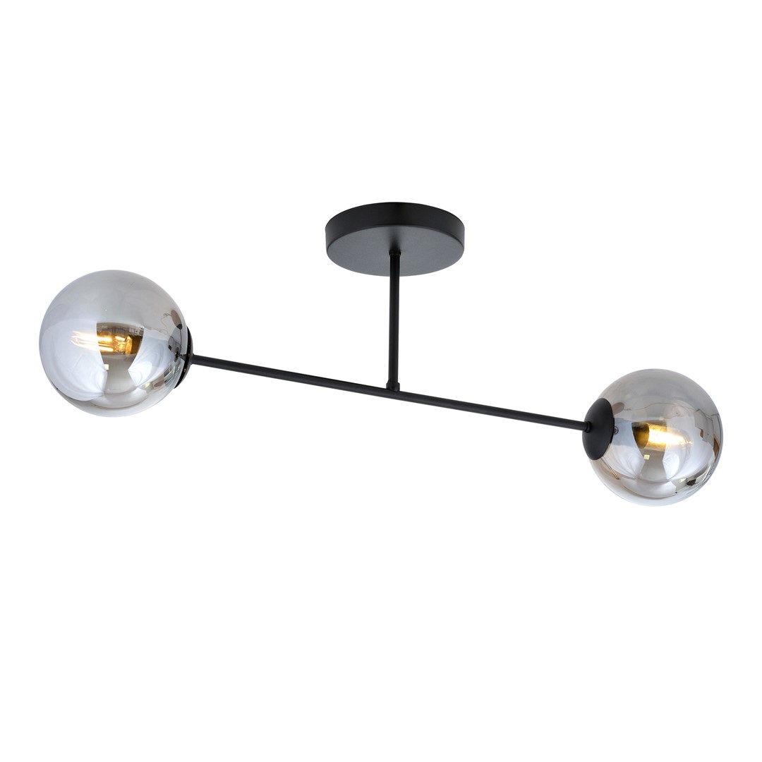 Plafondlamp Vida Zwart Ø14 cm