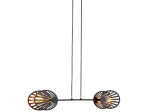 Hanglamp Greermira Zwart