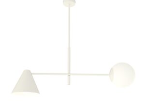 Kroonluchter Roonia Wit Ø15 cm