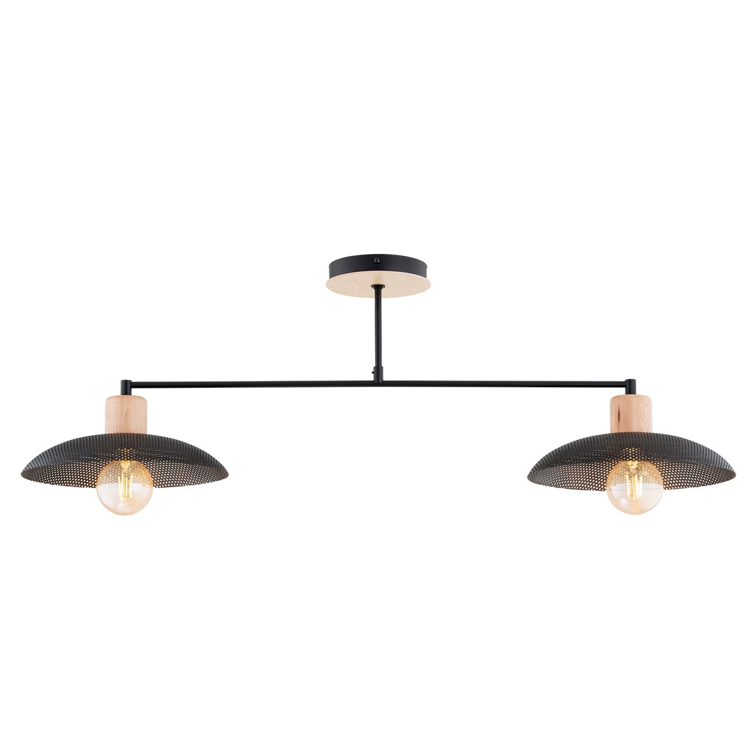 Kroonluchter Vummea Zwart Ø30 cm