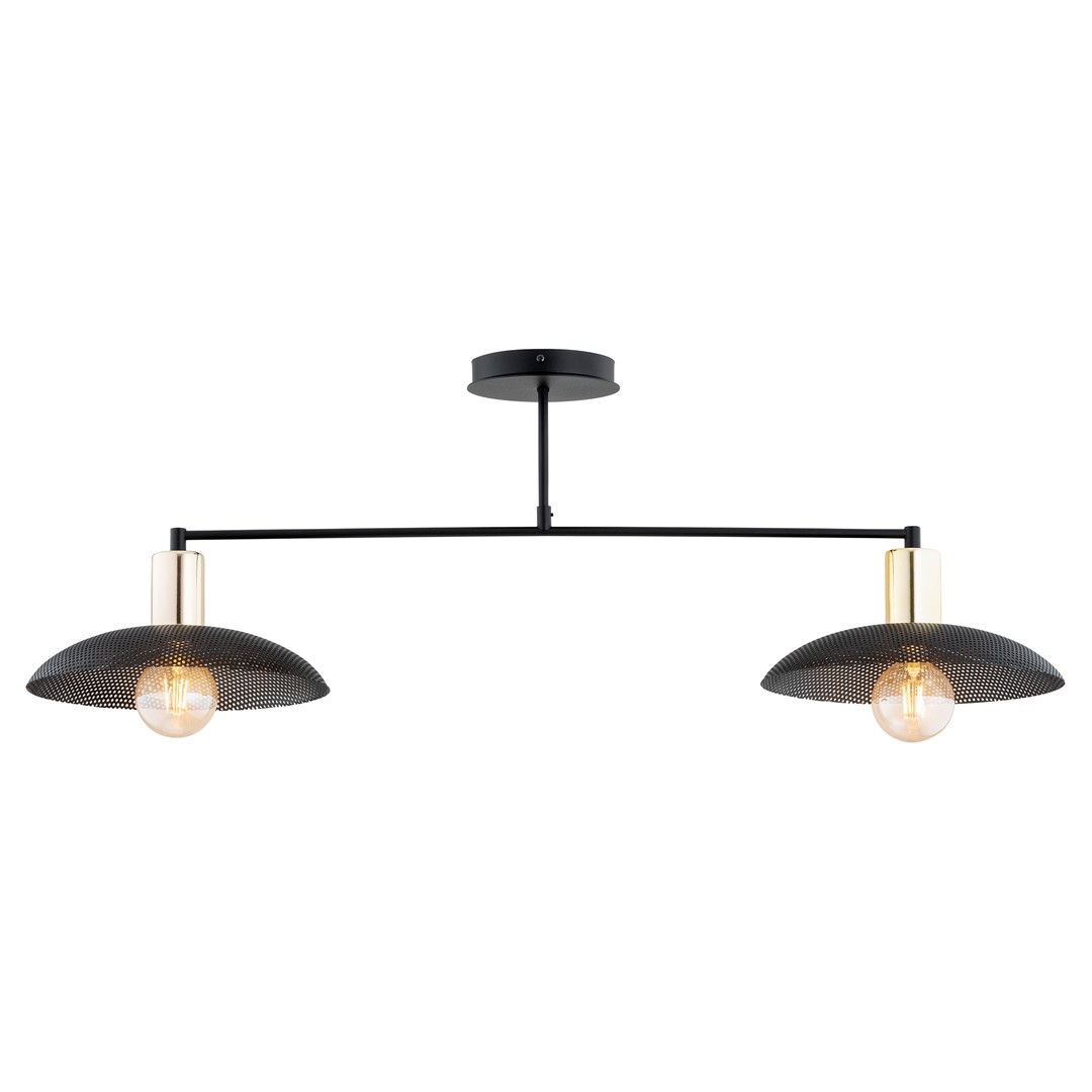 Kroonluchter Jundas Zwart Ø30 cm