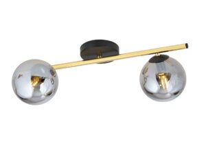 Plafondlamp Braustoro Zwart Ø14 cm