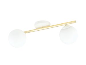 Plafondlamp Zaldena Wit Ø14 cm