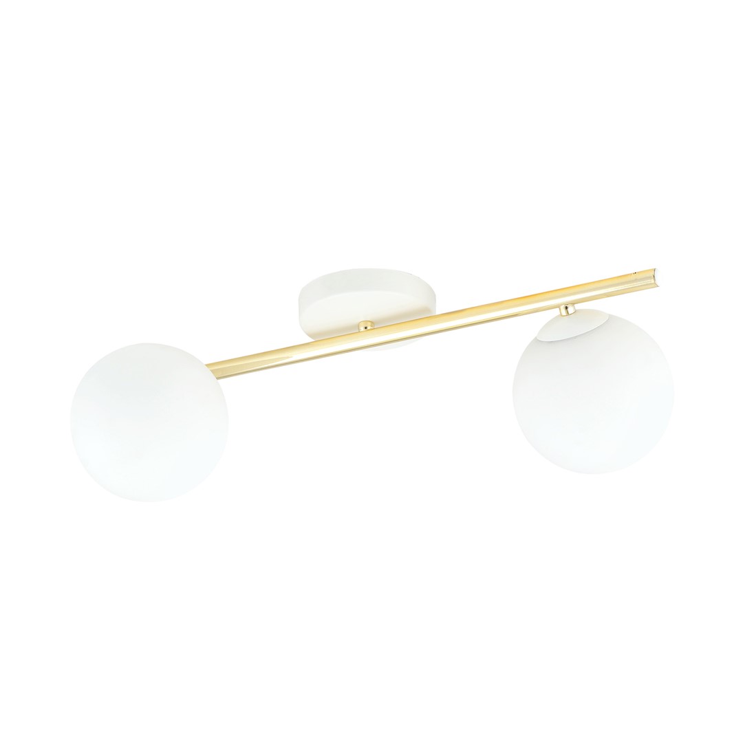 Plafondlamp Zaldena Wit Ø14 cm