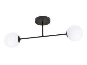 Plafondlamp Vorrin Zwart Ø14 cm