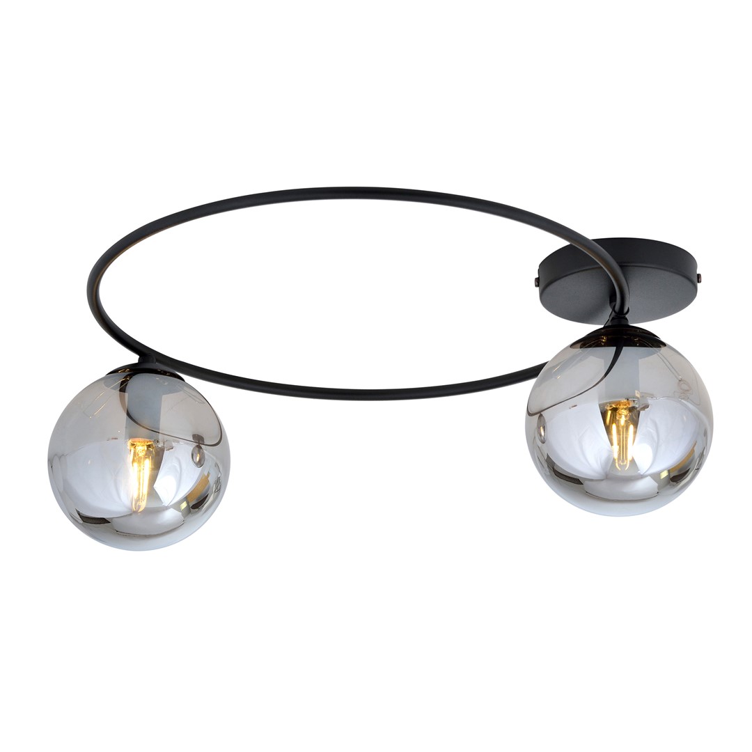 Plafondlamp Laame Zwart Ø14 cm
