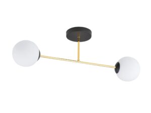 Plafondlamp Dooke Zwart Ø14 cm
