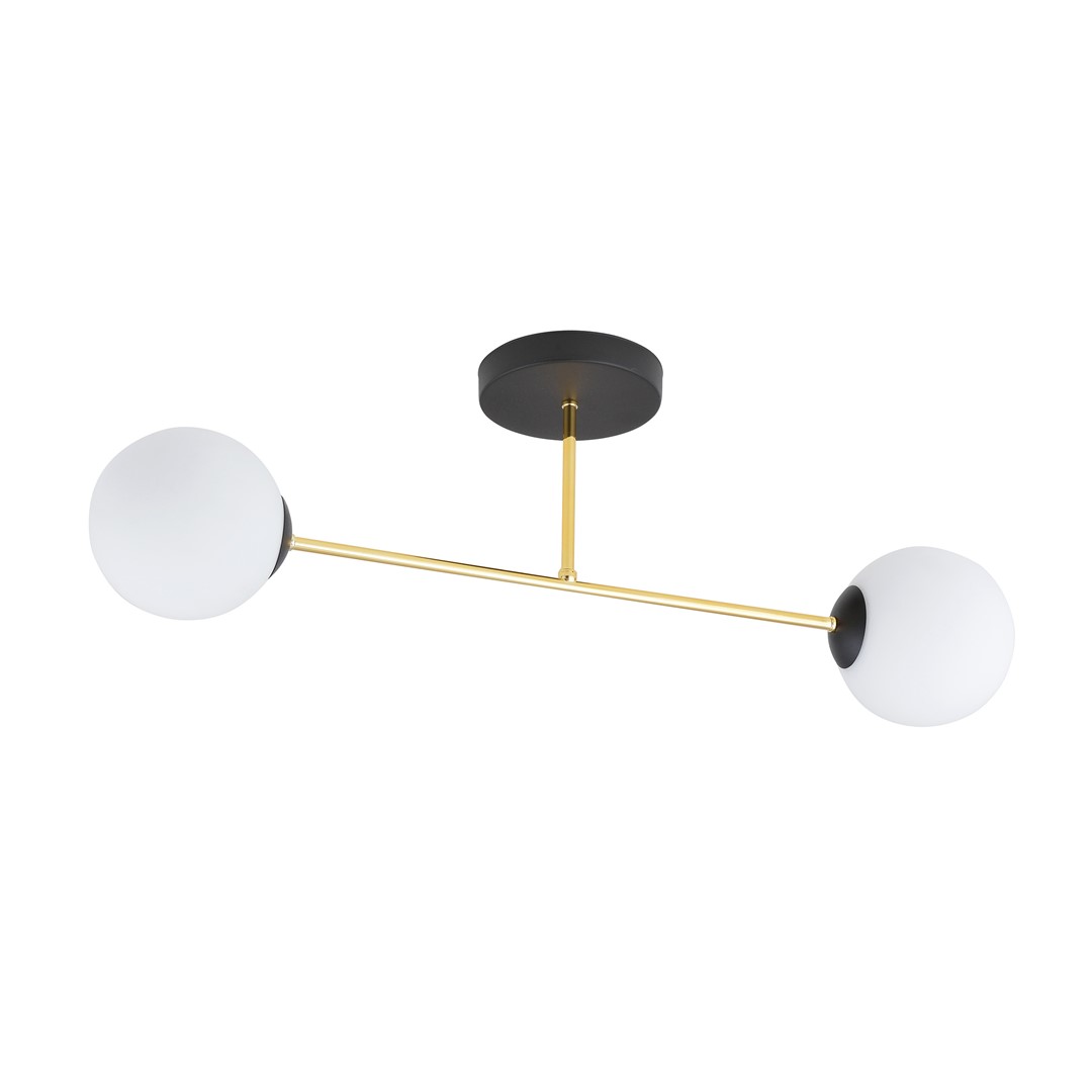 Plafondlamp Dooke Zwart Ø14 cm