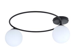 Plafondlamp Breirello Zwart Ø14 cm