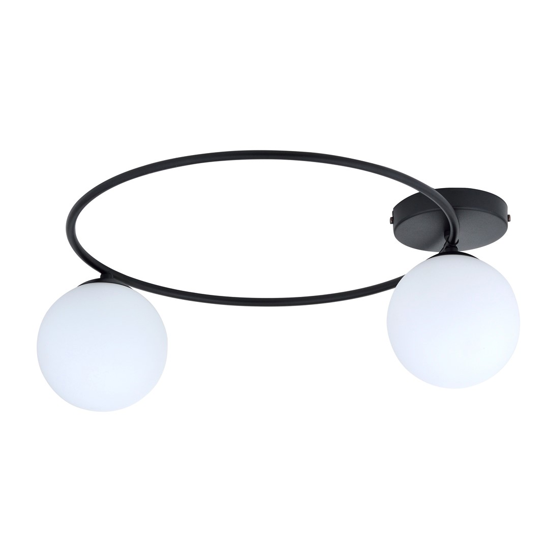 Plafondlamp Breirello Zwart Ø14 cm