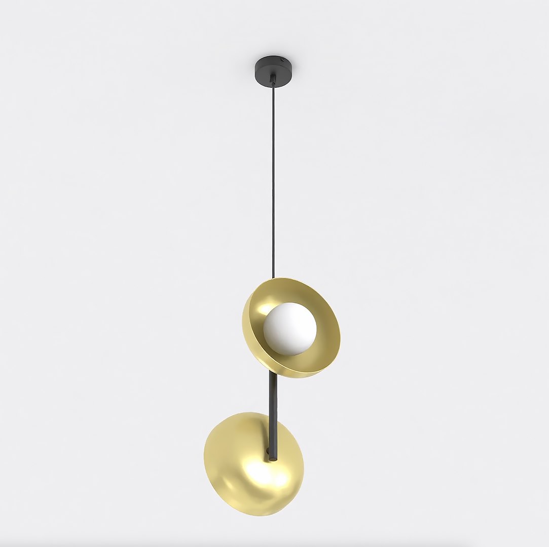 Hanglamp Slaunine Goud Ø10 cm