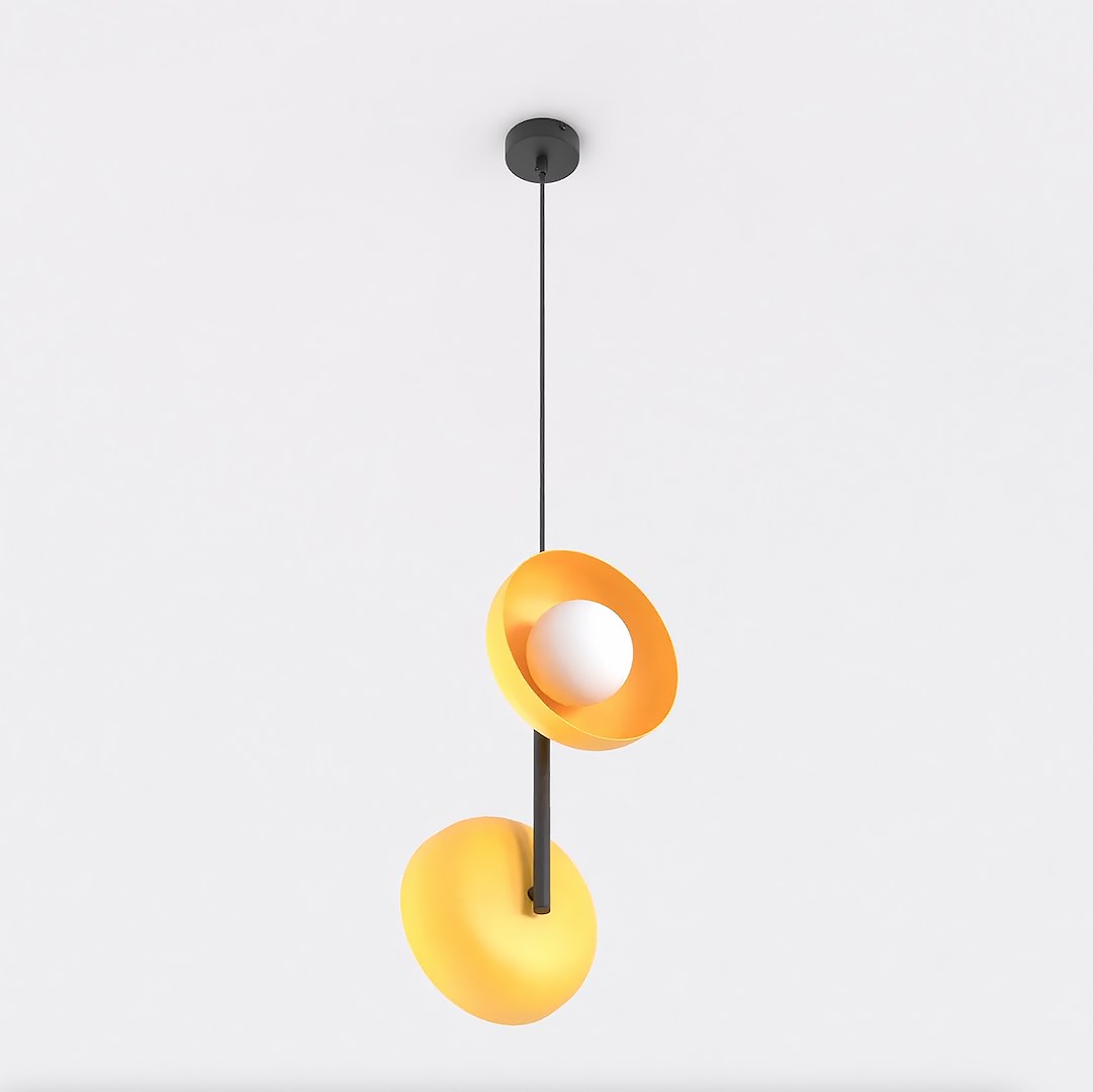Hanglamp Brirmund Oranje Ø10 cm