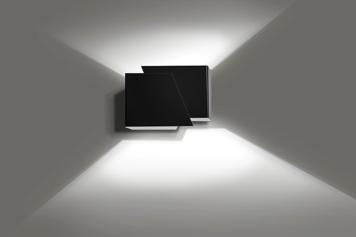 Wandlamp Graurak Zwart