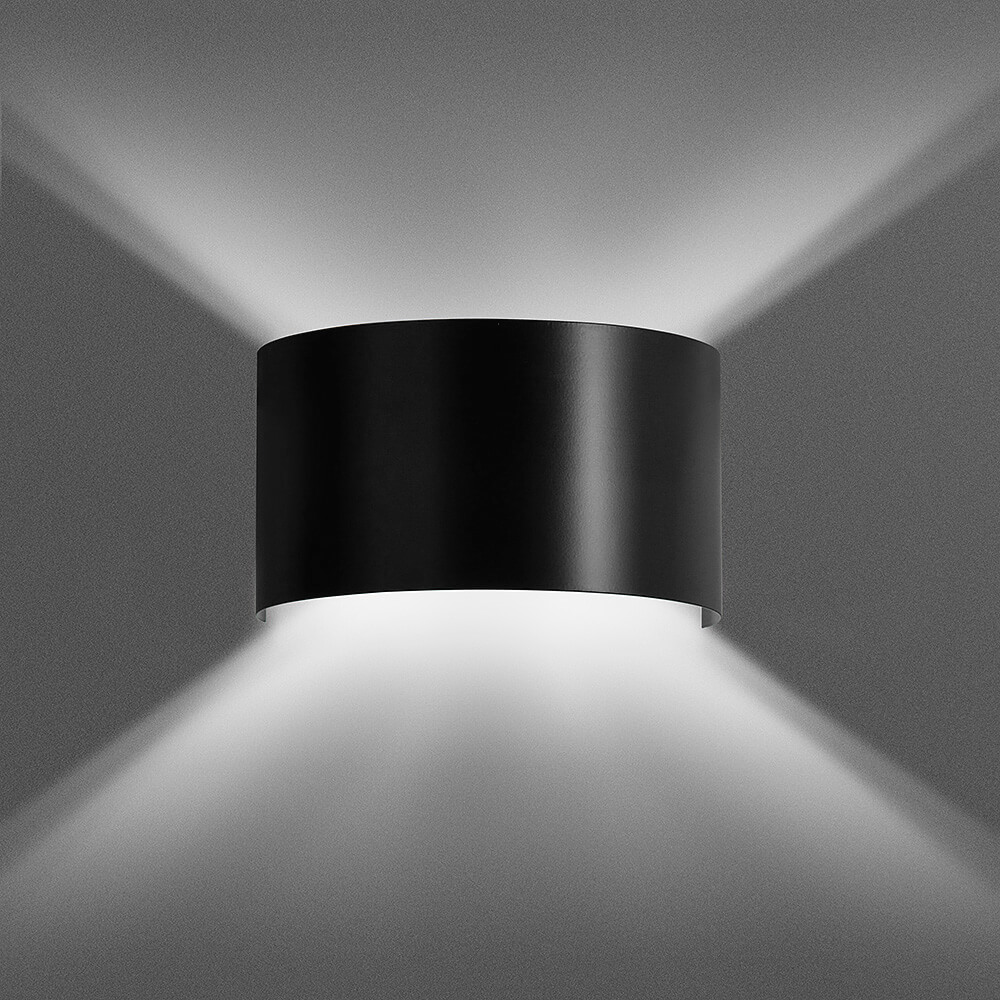 Wandlamp Meinnaro Zwart