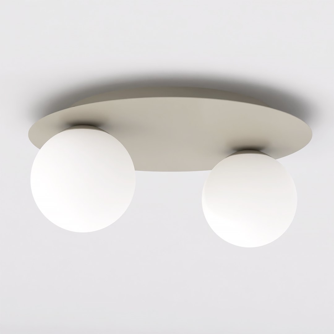 Plafondlamp Meentun Beige Ø14 cm