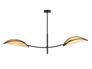 Plafondlamp Seilesta Zwart Ø12 cm