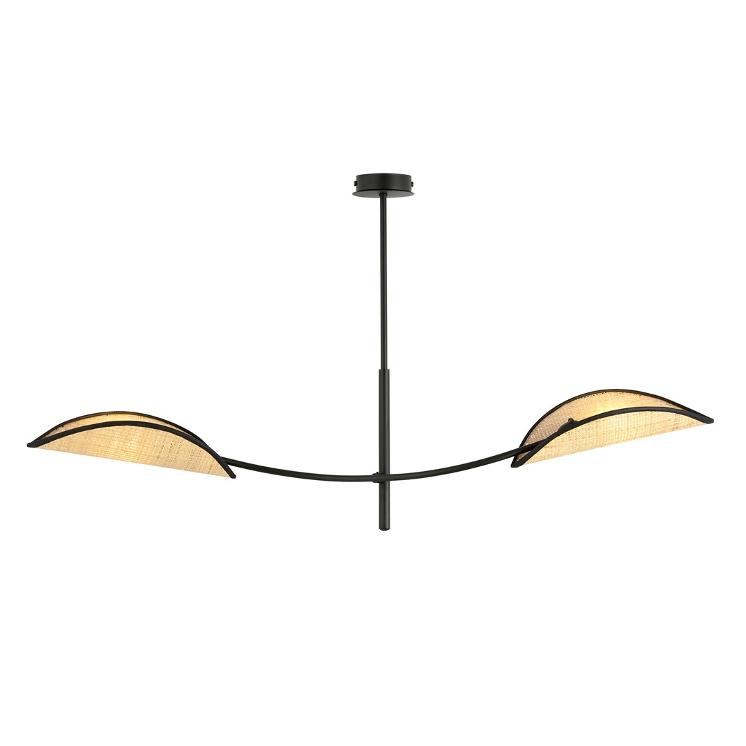Plafondlamp Seilesta Zwart Ø12 cm
