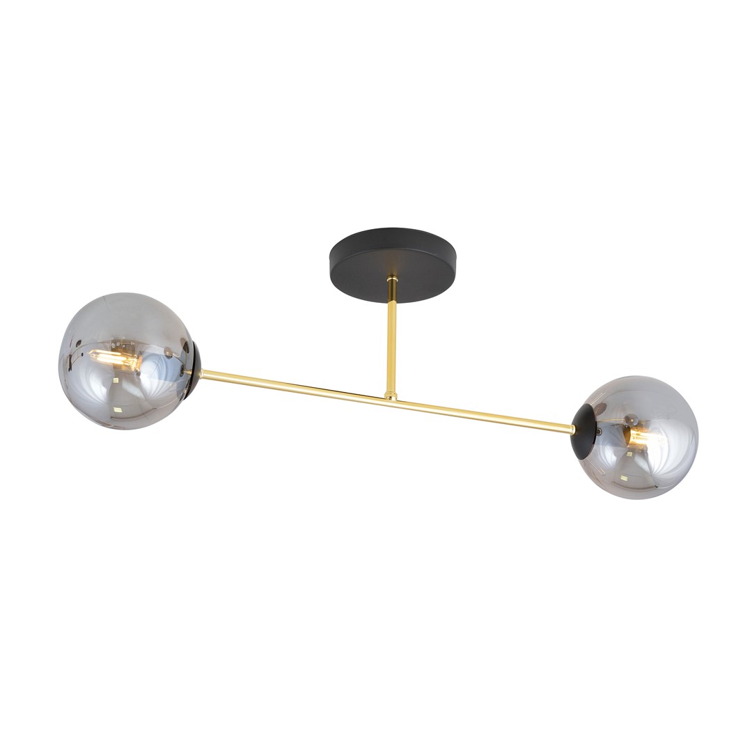Plafondlamp Gekas Zwart Ø14 cm