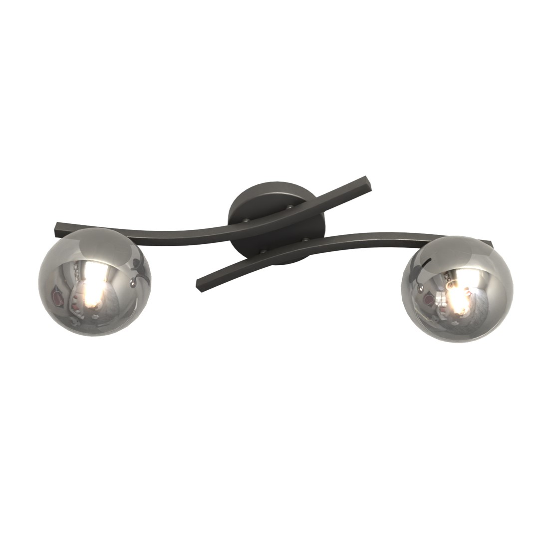 Plafondlamp Kooldand Zwart Ø15 cm