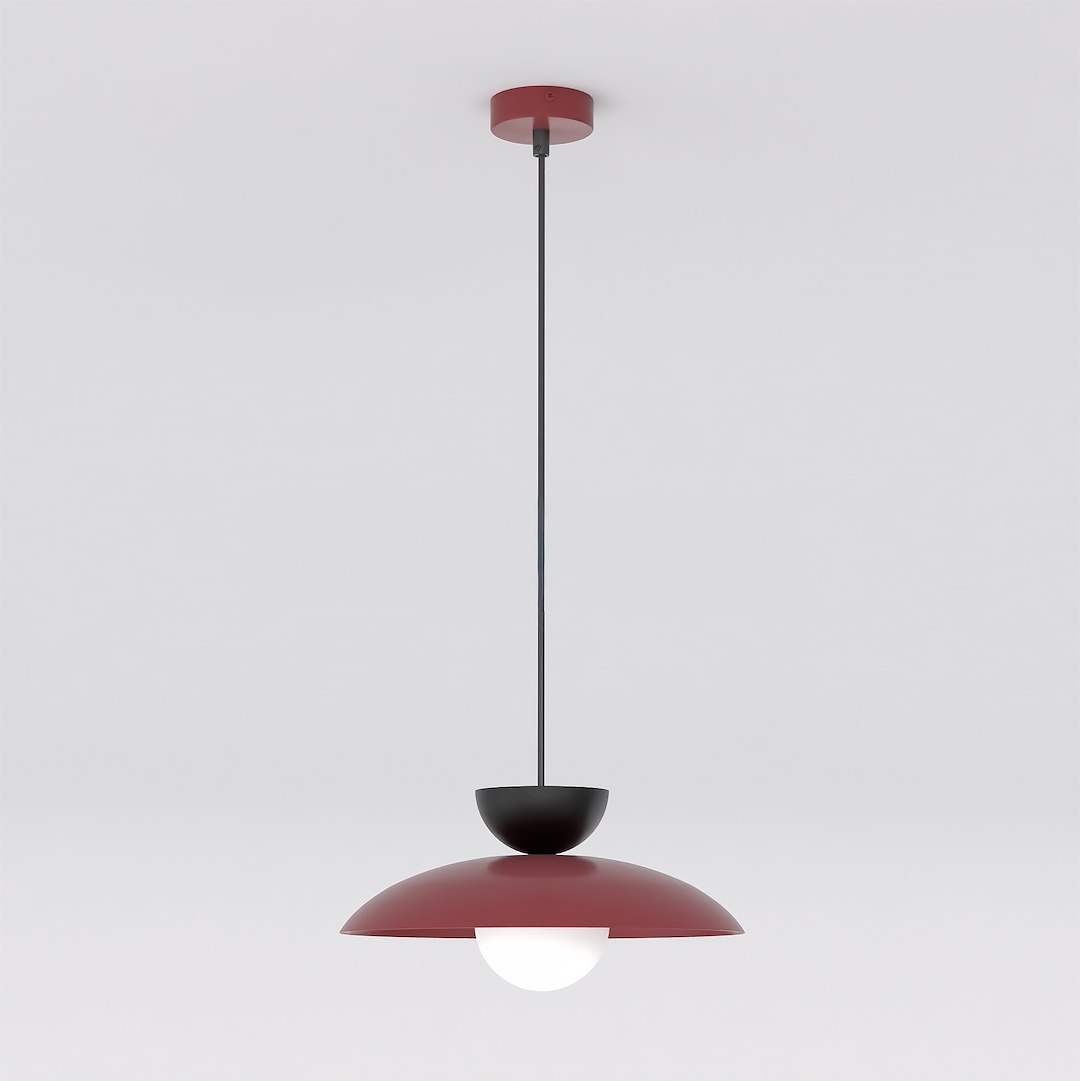 Hanglamp Hoonero Bordeaux Ø10 cm