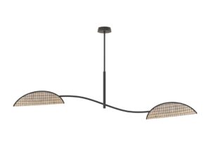 Plafondlamp Pielval Zwart