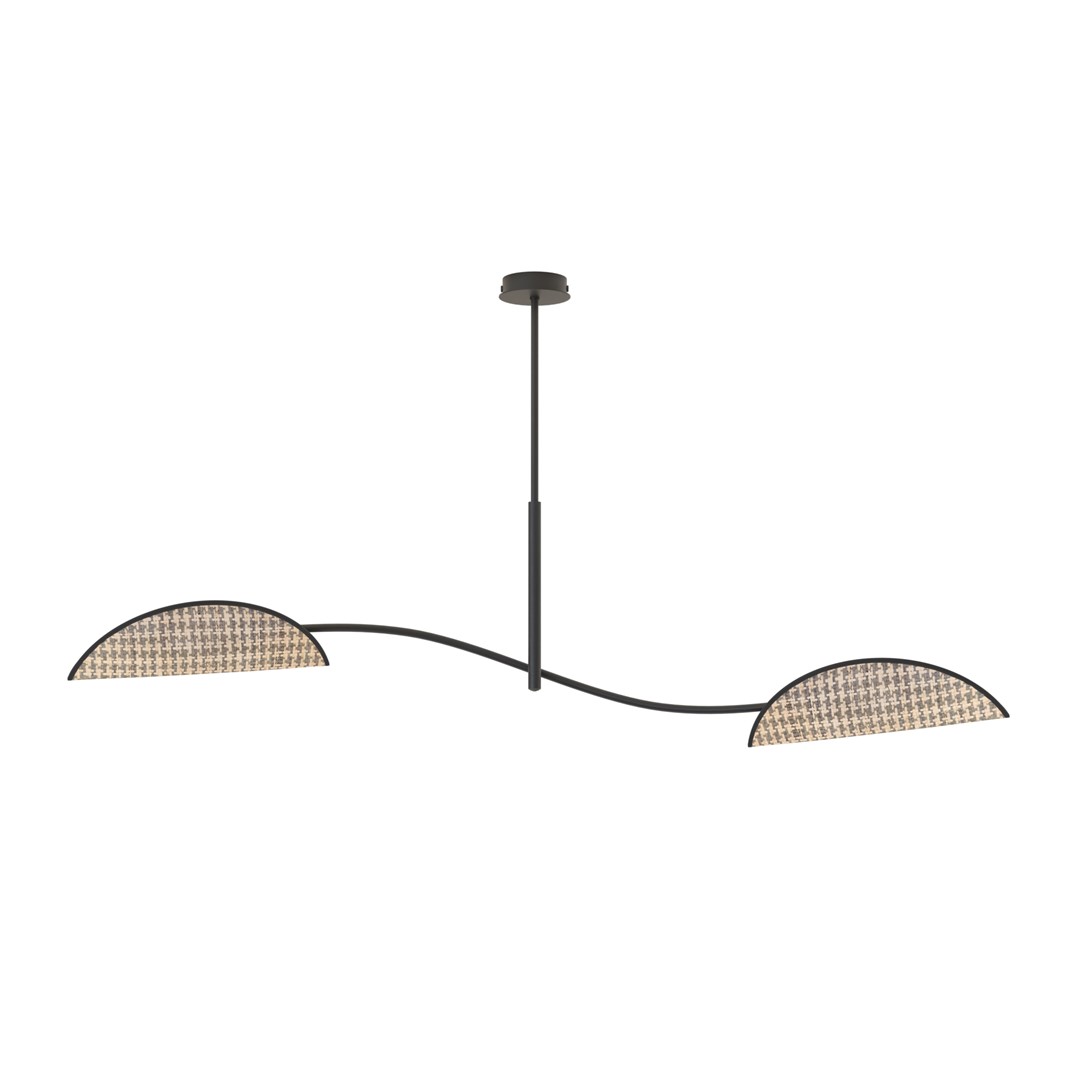 Plafondlamp Pielval Zwart