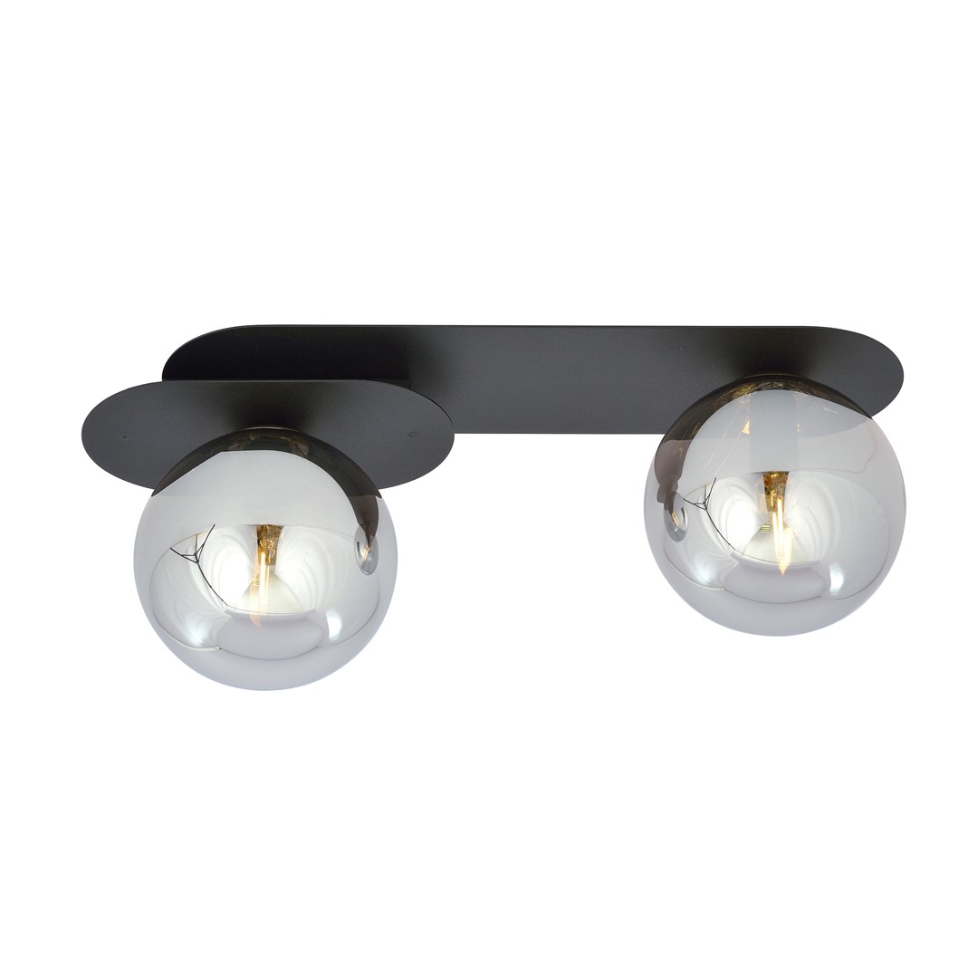 Plafondlamp Lollello Zwart Ø14 cm