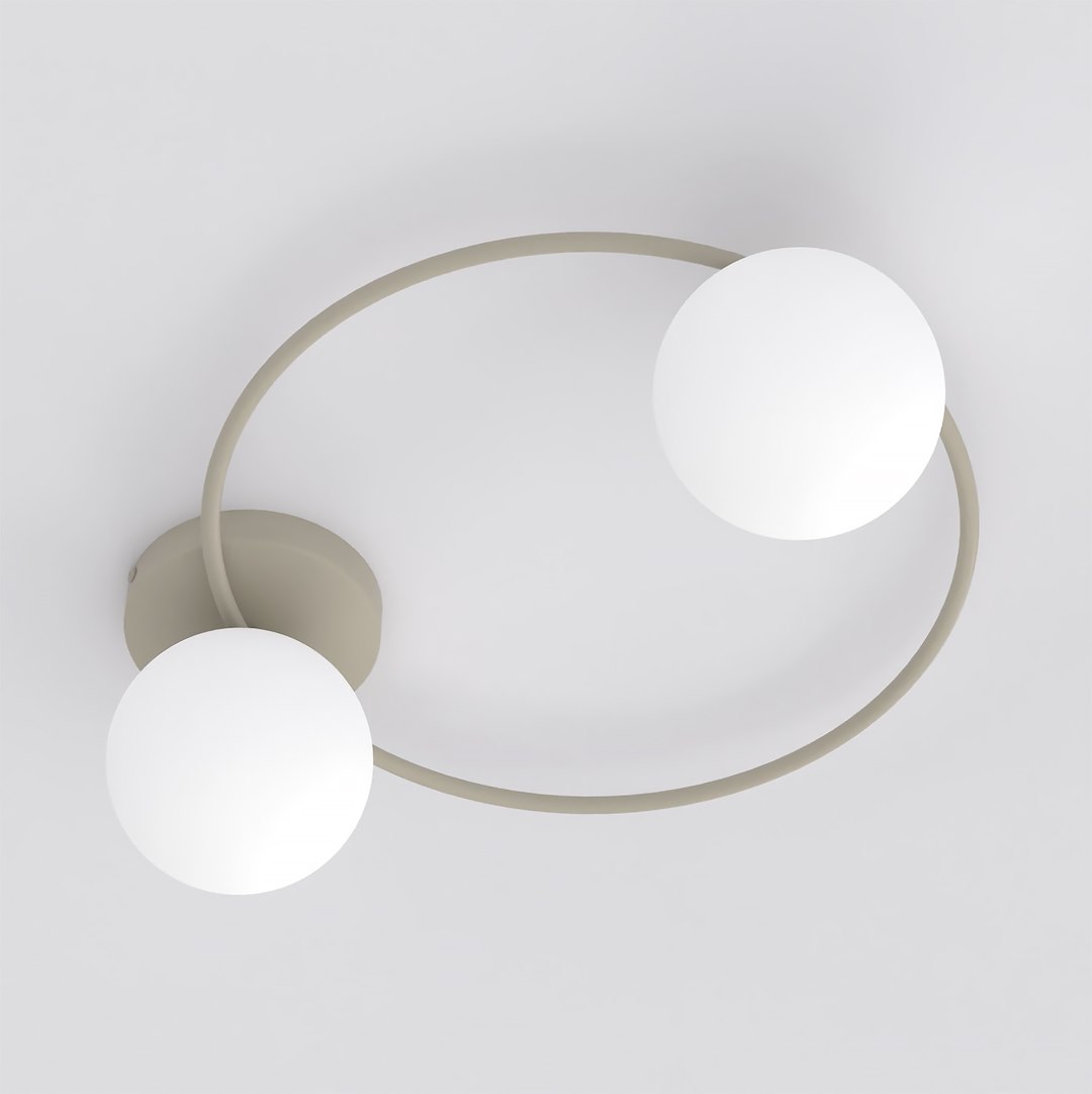 Plafondlamp Vaarnen Beige Ø14 cm