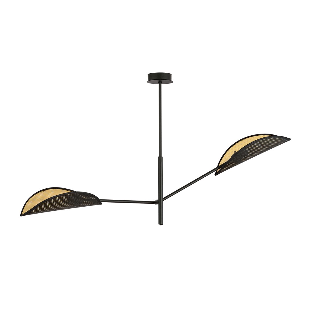 Plafondlamp Floormund Zwart Ø12 cm - Afbeelding 2