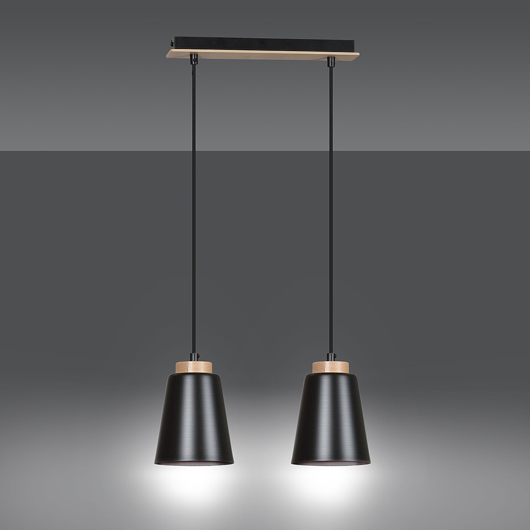Hanglamp Stiensio Zwart - Afbeelding 2