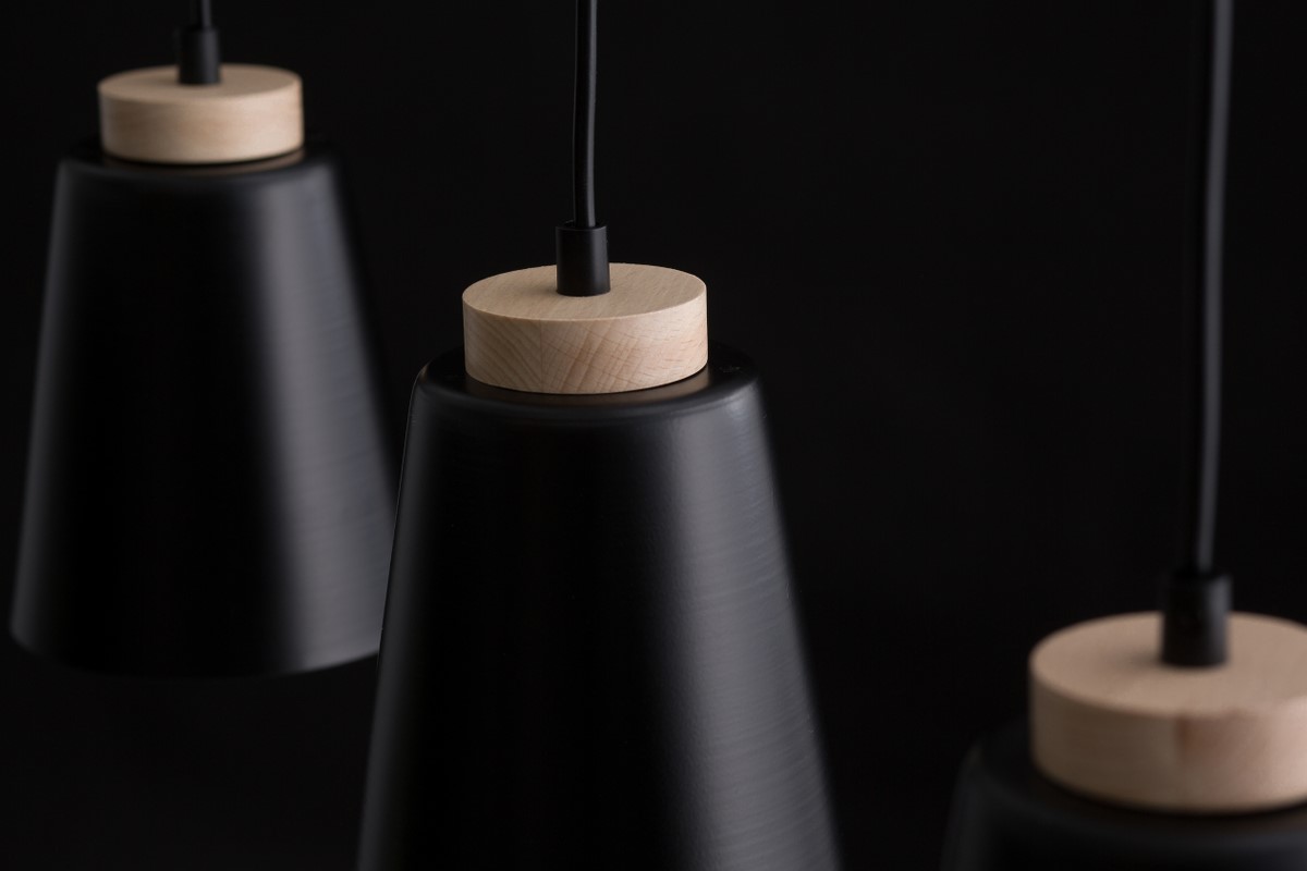 Plafondlamp Baarnin Zwart - Afbeelding 2