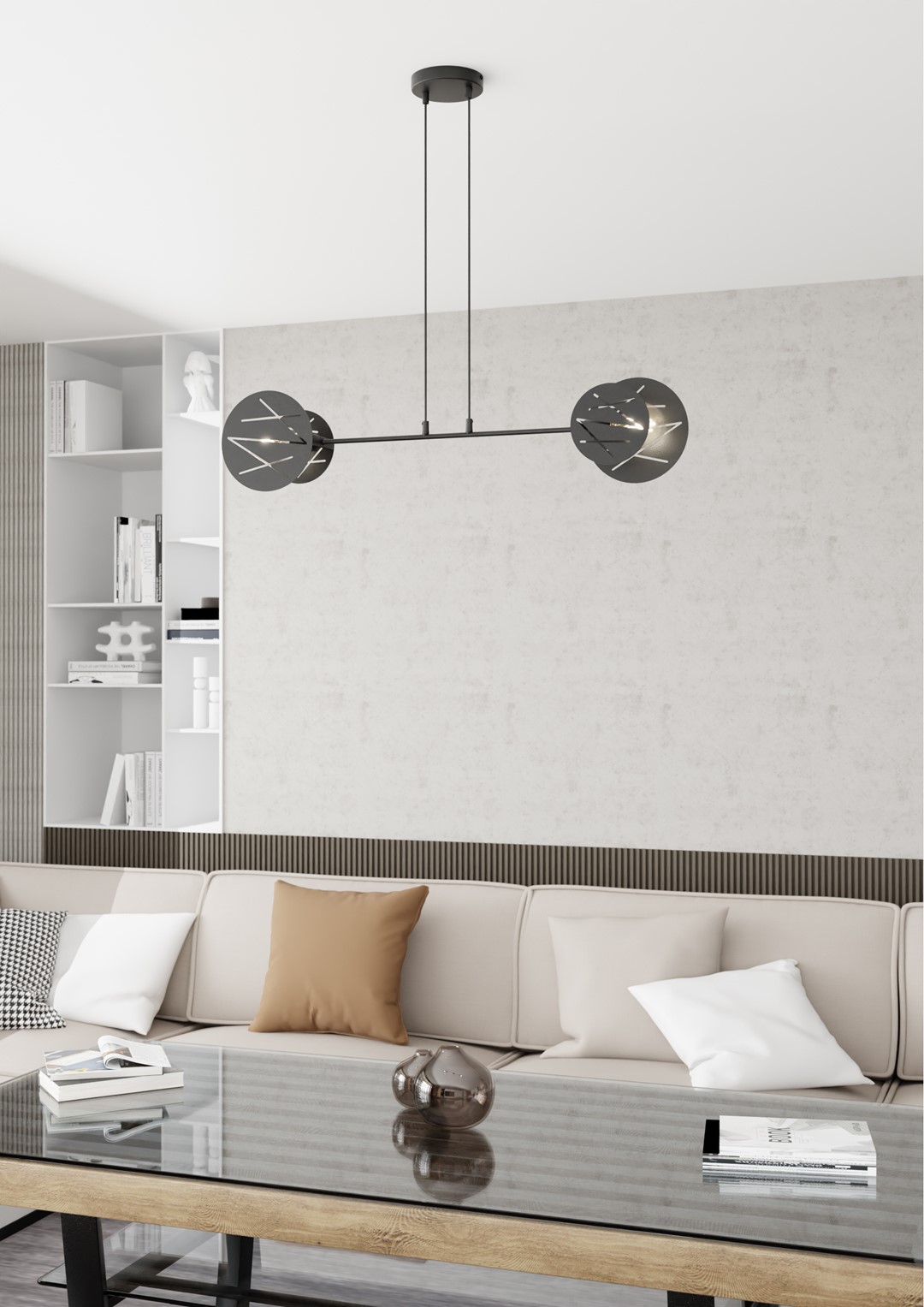 Hanglamp Skaalol Zwart Ø20 cm - Afbeelding 2
