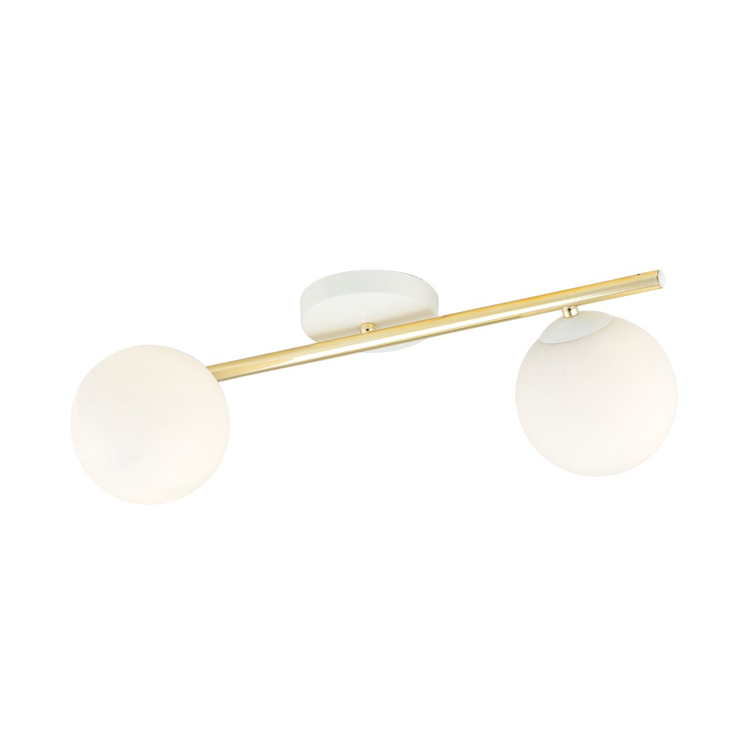 Plafondlamp Zaldena Wit Ø14 cm - Afbeelding 2