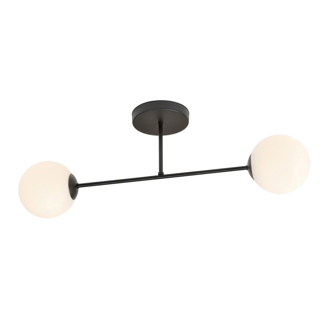 Plafondlamp Vorrin Zwart Ø14 cm - Afbeelding 2