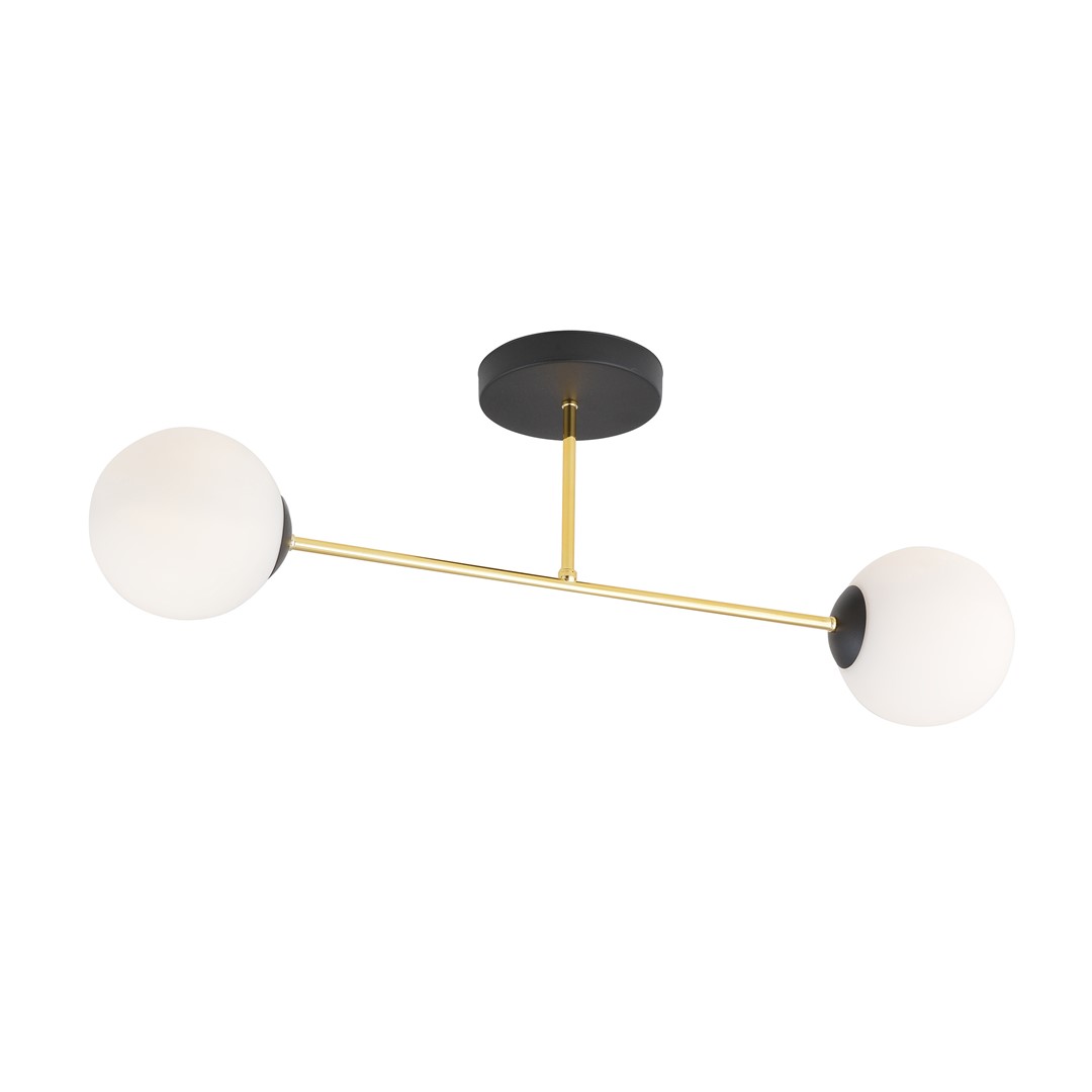 Plafondlamp Dooke Zwart Ø14 cm - Afbeelding 2