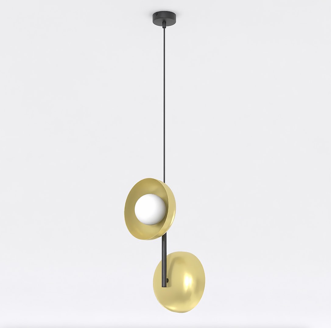 Hanglamp Slaunine Goud Ø10 cm - Afbeelding 2