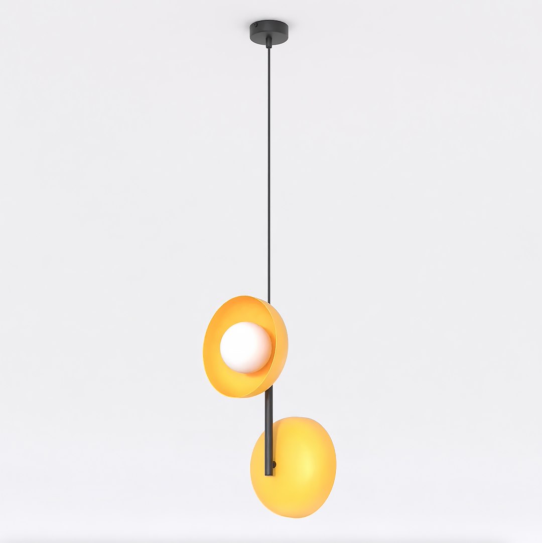 Hanglamp Brirmund Oranje Ø10 cm - Afbeelding 2