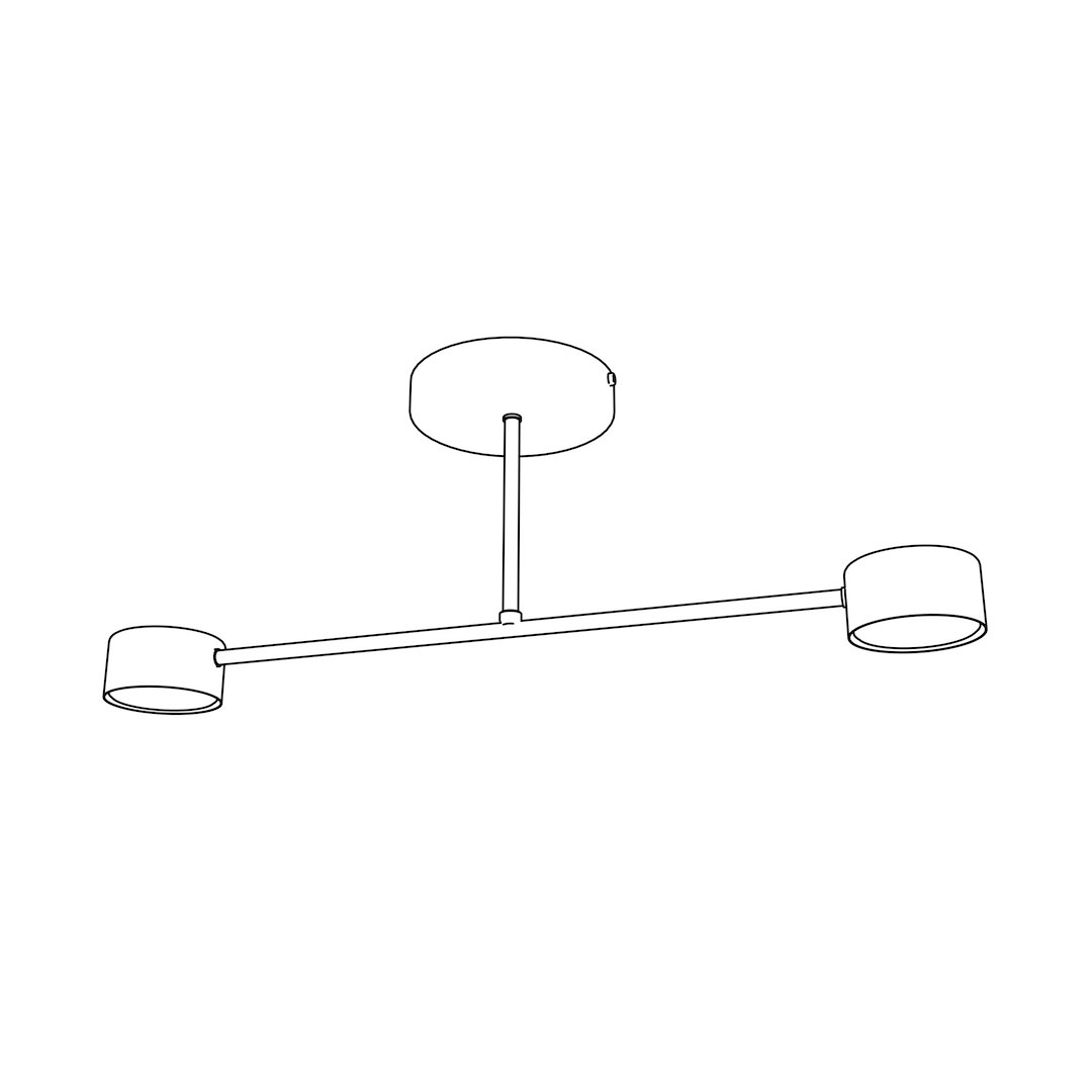 Plafondlamp Kaullar Beige - Afbeelding 2