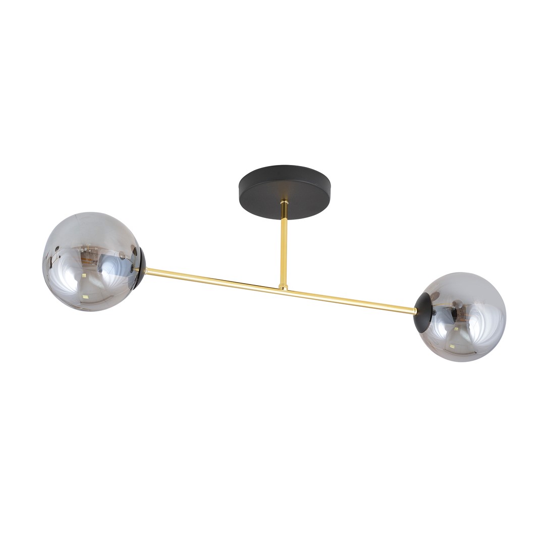 Plafondlamp Gekas Zwart Ø14 cm - Afbeelding 2