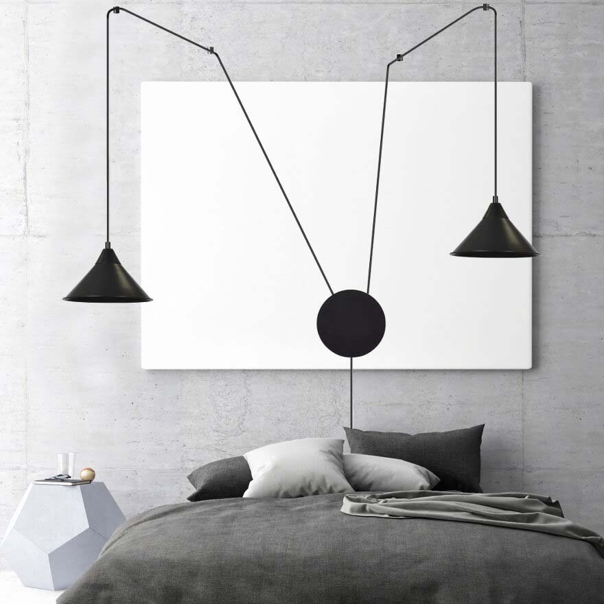 Hanglamp Zaustino Zwart - Afbeelding 2
