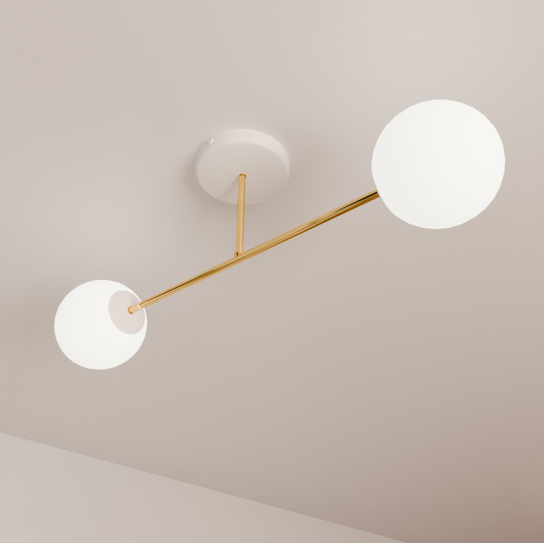 Plafondlamp Traummon Wit Ø14 cm - Afbeelding 2