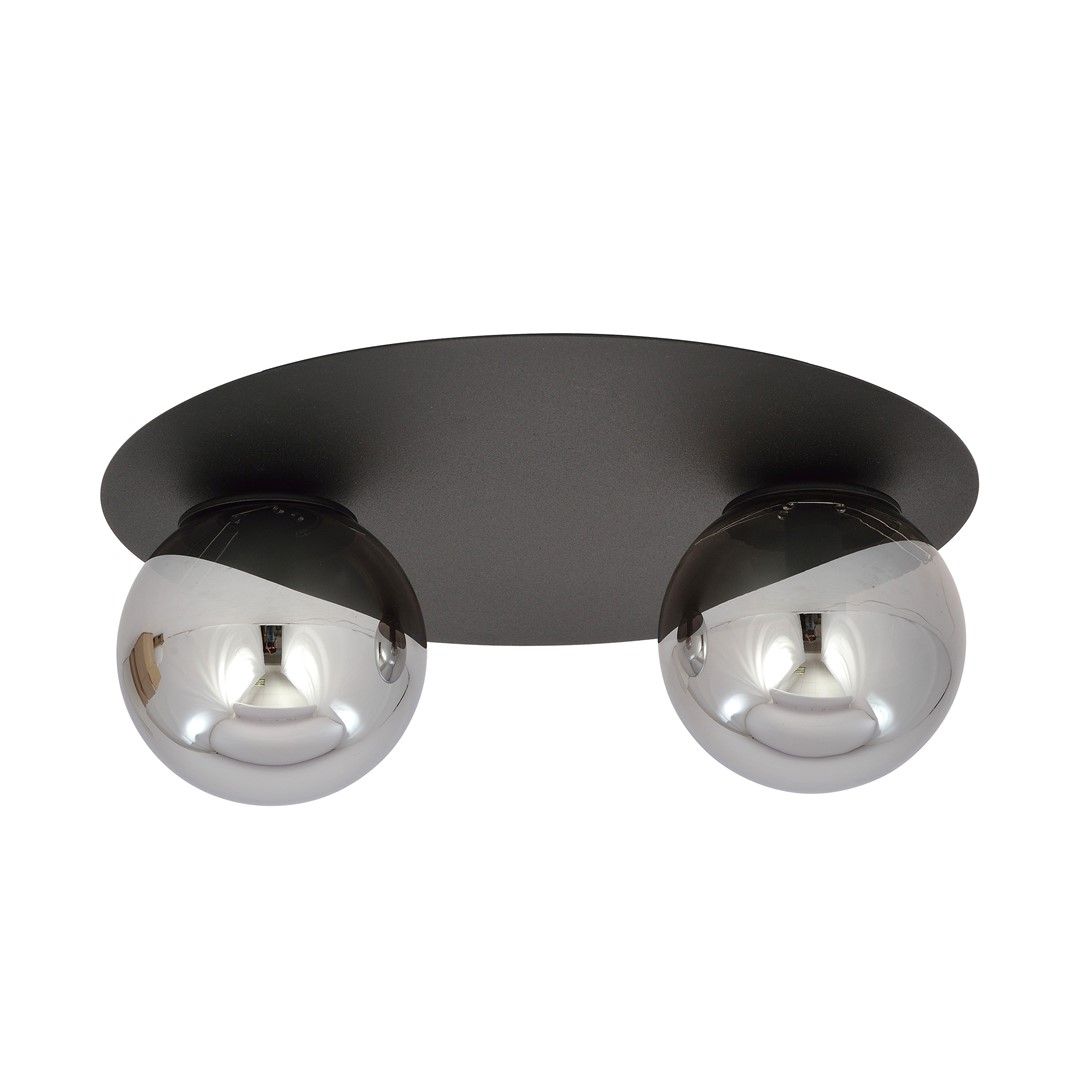 Plafondlamp Steldino Zwart Ø14 cm - Afbeelding 2