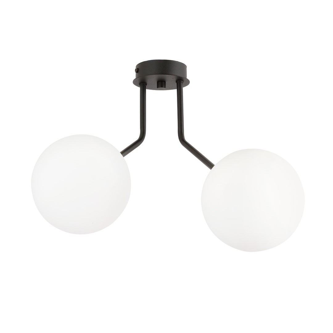 Plafondlamp Skarrea Zwart Ø15 cm - Afbeelding 2