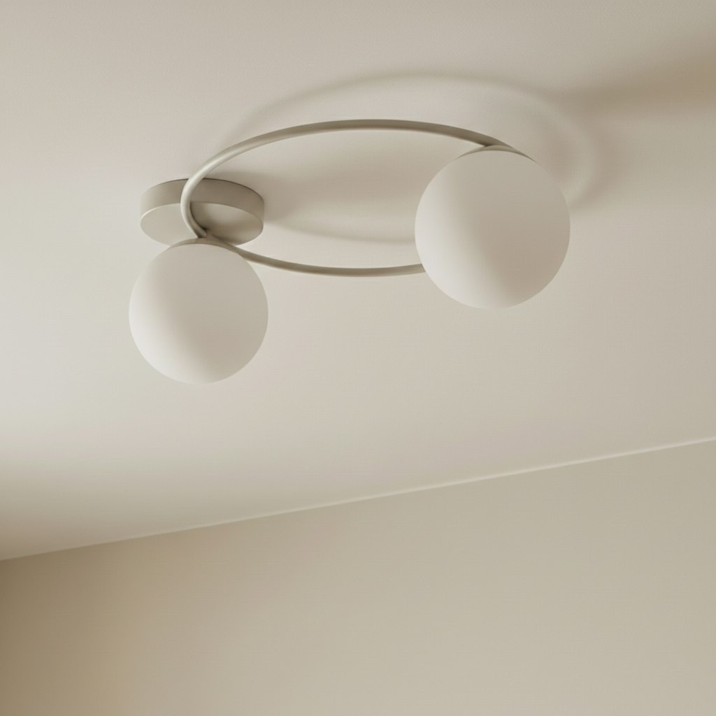 Plafondlamp Vaarnen Beige Ø14 cm - Afbeelding 2